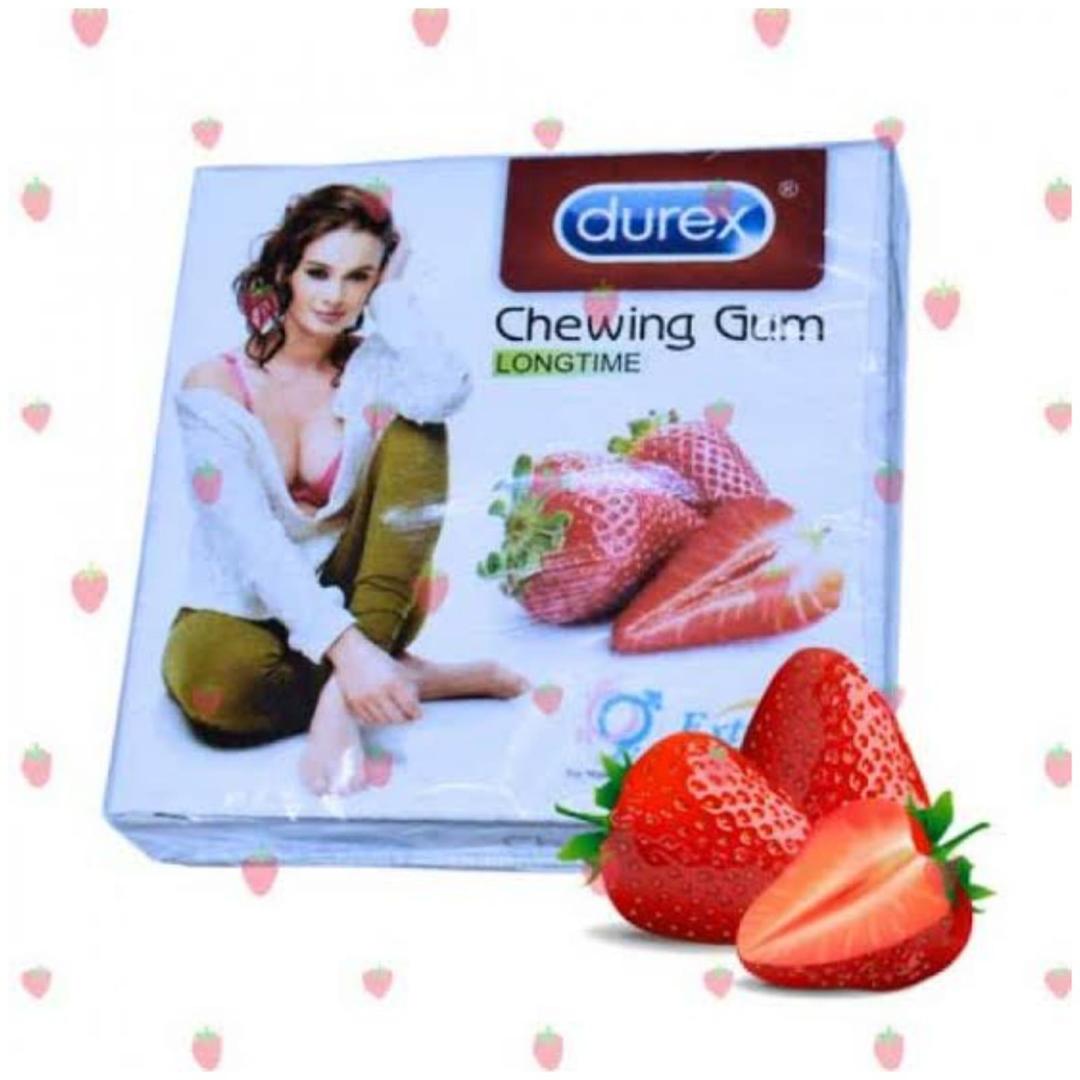 Lasting Chewing Gum Strawberry For Male & Female - PAK