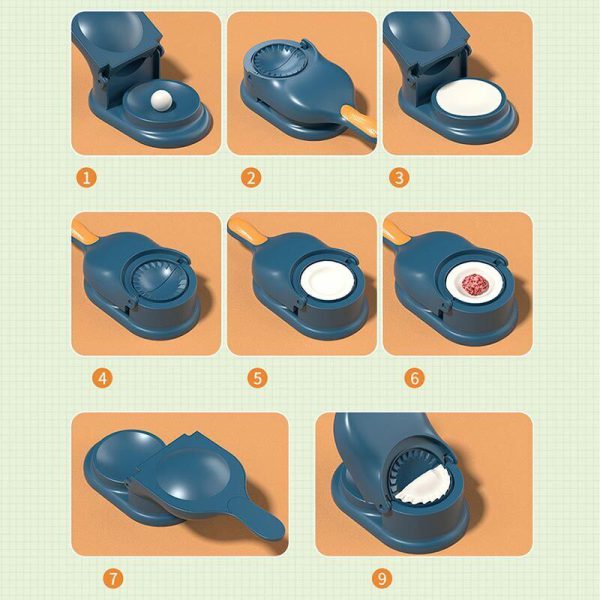 2-in-1 Samosa and Dumpling Maker: Effortless Food Making - PAK