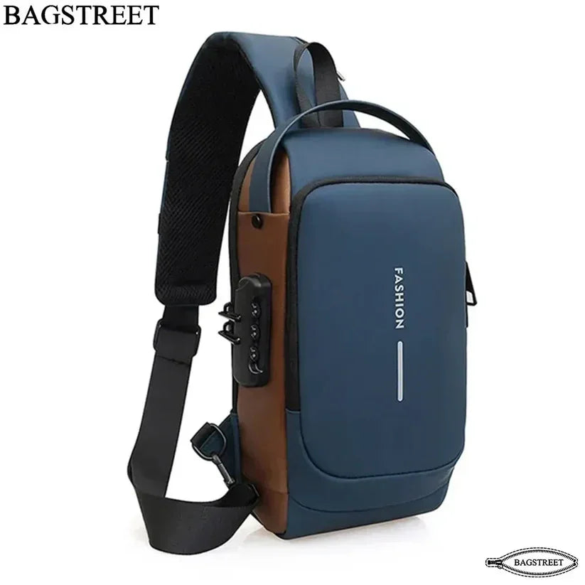 Chest Bag Multi function Cross-body Sport Running Travel Sling Pack Anti-theft For Men - PAK