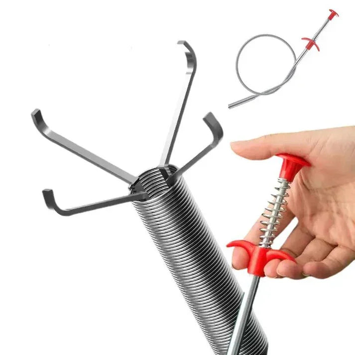 60cm Bendable Drain Clog Dredge Tools Flexible Design , Multi-Purpose , Hair & Debris Remover - PAK