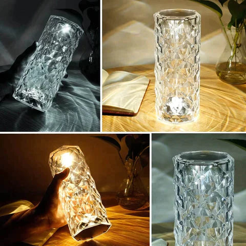Crystal Table Touch Lamp - PAK BEAUTIFY
