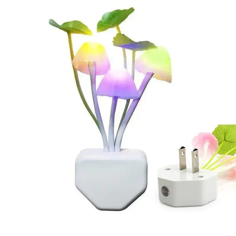 3D Mushroom LED Night Light Sensor Lamp - PAK