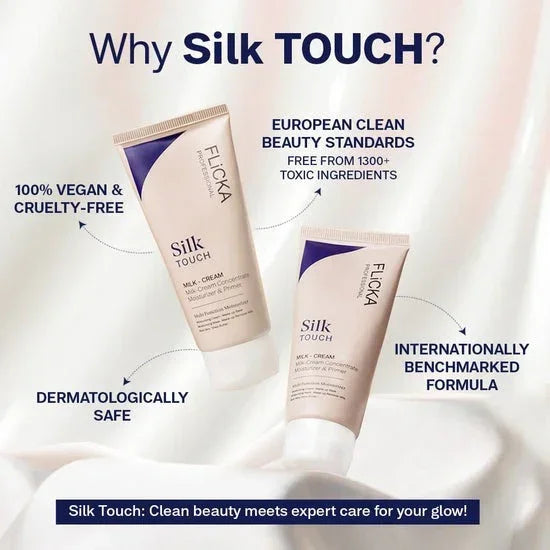 Flicka Silk Touch l Moisturiser + Primer + Sunscreen l Buy 1 Get 1 Free - PAK