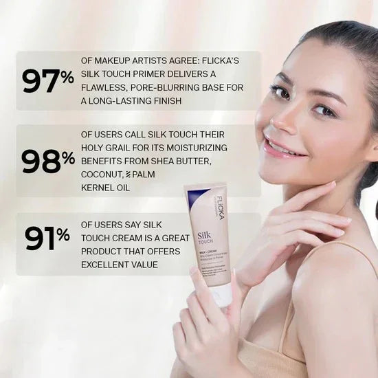 Flicka Silk Touch l Moisturiser + Primer + Sunscreen l Buy 1 Get 1 Free - PAK