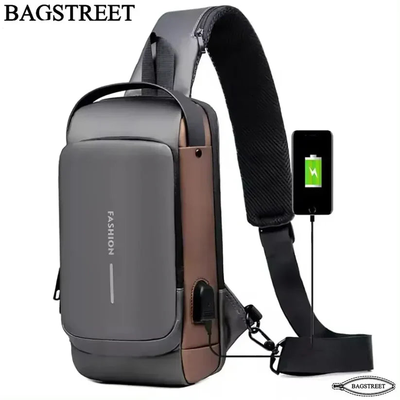 Chest Bag Multi function Cross-body Sport Running Travel Sling Pack Anti-theft For Men - My Store