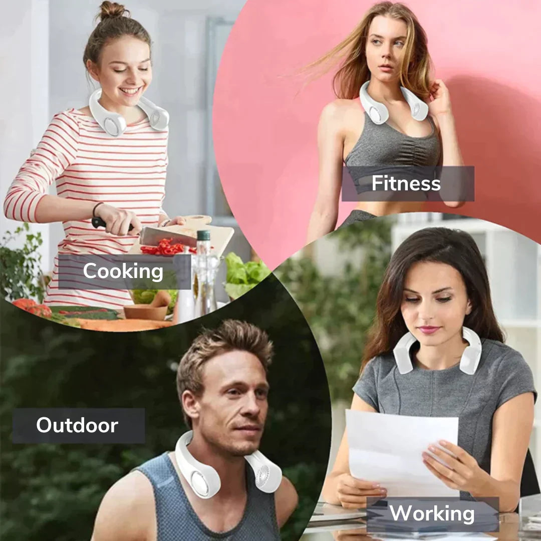 🔥 Portable Neck Hanging Cooling Fan 🔥 - PAK BEAUTIFY