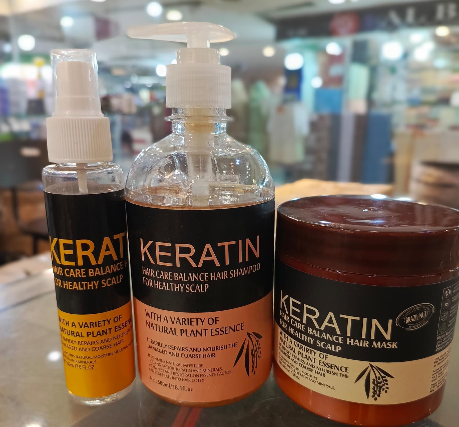 Pack Of 3 Keratin Iteams - PAK BEAUTIFY