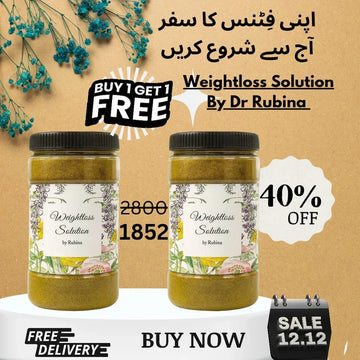 Weightloss Solution (2 Month Plan) Buy 1 Get 1 Free - PAK