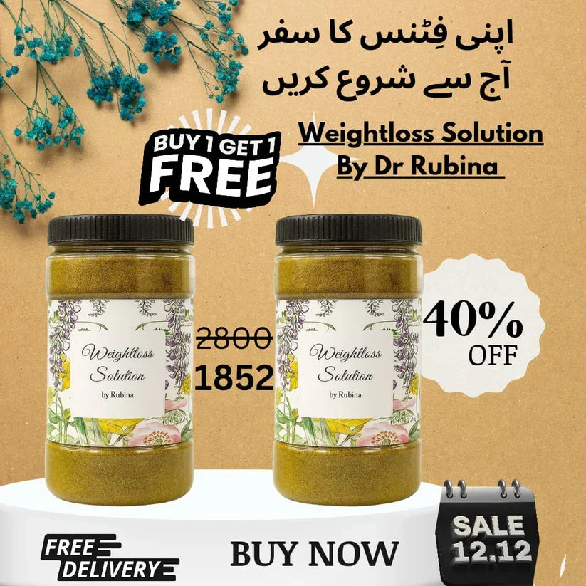 Weightloss Solution (2 Month Plan) Buy 1 Get 1 Free - PAK