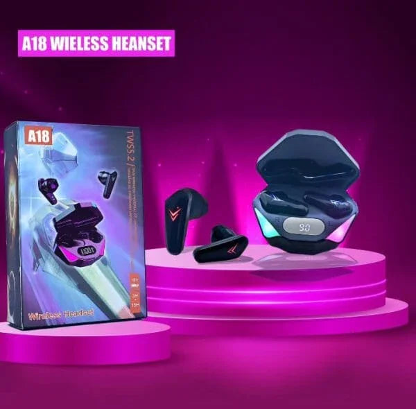 Tws A18 Gaming Headset Earbuds - PAK