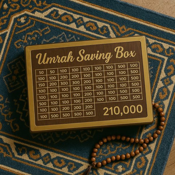 Umrah Saving Box "Journey to Makkah Starts Here" - My Store